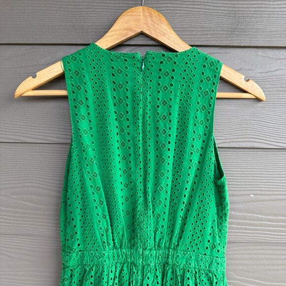 J Crew embroidered tiered midi dress - Picture 5 of 6